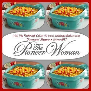 🦋 New Pioneer Woman (4)- Breezy Blossom 5 Cup Food Storage Container with Lid